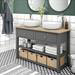 Trafalgar Countertop Vanity Unit - Grey - 1240mm Wide profile small image view 3 