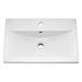Trafalgar 610mm Grey Vanity Unit with Brushed Brass Handles profile small image view 2 