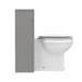 Trafalgar Grey Vanity Unit with White Marble Basin Top + Toilet Unit Pack profile small image view 5 