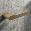 Arezzo Brushed Brass Toilet Roll Holder profile small image view 1 