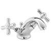 Heritage - Ryde Mono Basin Mixer Tap with Pop-up Waste - Chrome - TRHC04 profile small image view 1 