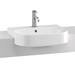 Britton Bathrooms Trim 500mm 1TH Semi-Recessed Basin profile small image view 3 