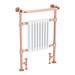Savoy Rose Gold Traditional Heated Towel Rail Radiator profile small image view 2 