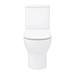Toreno Round Rimless Close Coupled Toilet + Soft Close Seat profile small image view 5 