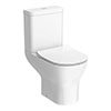 Turin Round Rimless Close Coupled Toilet + Soft Close Seat Small Image