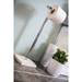 Trafalgar White Marble Effect Freestanding Toilet Roll Holder profile small image view 2 