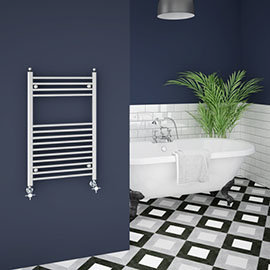 Trafalgar W500 x H800mm Traditional Heated Ladder Towel Rail - Straight