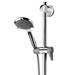 Triton Inclusive Extended Shower Kit with Grab Rail - Chrome/Grey - TSKCAREGRBCHR profile small image view 3 