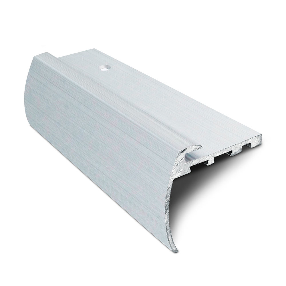 Genesis 5mm Brushed Finish Bullnose Aluminium Vinyl Nosing