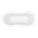 Trafalgar 1685 x 745 Double Ended Slipper Roll Top Bath profile small image view 3 