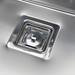 Reginox Texas 40x40 1.0 Bowl Stainless Steel Kitchen Sink profile small image view 2 