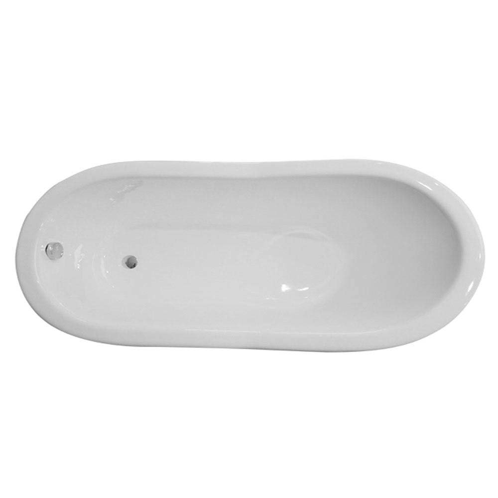 Thames Cast Iron Bath With Chrome Feet At Victorian Plumbing.co.uk