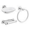 Traditional 3-Piece Bathroom Accessory Pack profile small image view 1 