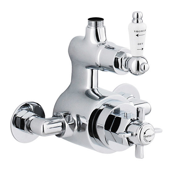 Traditional Twin Exposed Thermostatic Shower Valve Ag302 At