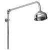 Nuie Traditional Exposed Thermostatic Triple Shower Valve inc. Riser, 4" Rose & Slide Rail Kit profile small image view 3 