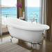 Chatsworth Traditional Luxury Exposed Retainer Bath Tub Waste - Chrome profile small image view 2 