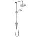 Nuie Traditional Luxury Rigid Riser Kit with Diverter & Dual Exposed Shower Valve profile small image view 2 