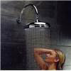 Traditional Triple Concealed Valve with Diverter, 12" Shower Head, Curved Arm, 4 Body Jets & Slider profile small image view 4 
