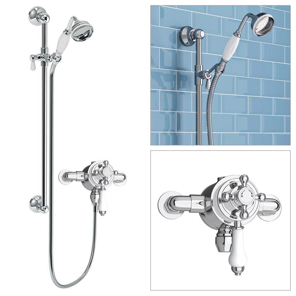 Trafalgar Traditional Thermostatic Shower Valve Victorian Plumbing