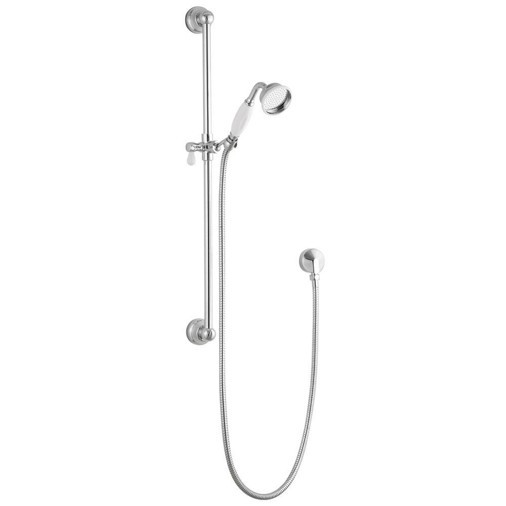 Trafalgar Traditional Shower Slide Rail Kit Victorian Plumbing.co.uk