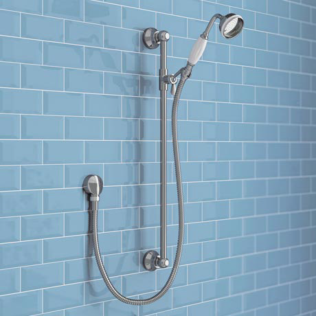 Trafalgar Traditional Shower Slide Rail Kit | Victorian Plumbing.co.uk