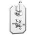 Trafalgar Twin Concealed Thermostatic Shower Valve + Slider Rail Kit profile small image view 3 