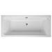 Villeroy and Boch Architectura 1800 x 800mm Double Ended Rectangular Bath - UBA180ARA2V-01 profile small image view 2 
