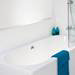 Villeroy and Boch O.novo 1800 x 800mm Double Ended Rectangular Bath profile small image view 2 