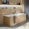 Villeroy and Boch Oberon 2.0 1800 x 800mm Double Ended Rectangular Bath profile small image view 1 