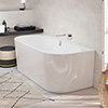 Villeroy and Boch Oberon 2.0 1800 x 800mm Back To Wall Bath profile small image view 1 