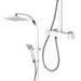 Triton Tees Thermostatic Bar Shower Mixer with Diverter & Kit - Chrome - UNTEBMDIV profile small image view 2 