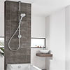 Aqualisa Unity Q Smart Shower Exposed with Adjustable Head and Bath Fill profile small image view 1 