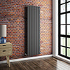 Urban Vertical Radiator - Anthracite - Single Panel (1600mm High) profile small image view 1 