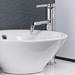 Hudson Reed Single Lever High Rise Mixer Tap with Swivel Spout - PK370 profile small image view 2 