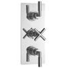 Ultra Helix Concealed Thermostatic Triple Shower Valve - HELV53 profile small image view 1 