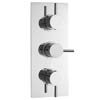 Nuie Quest Concealed Thermostatic Triple Shower Valve with Built-in Diverter profile small image view 1 