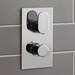 Ultra Ratio Concealed Twin Shower Valve with Built-in Diverter - RATV52 profile small image view 2 