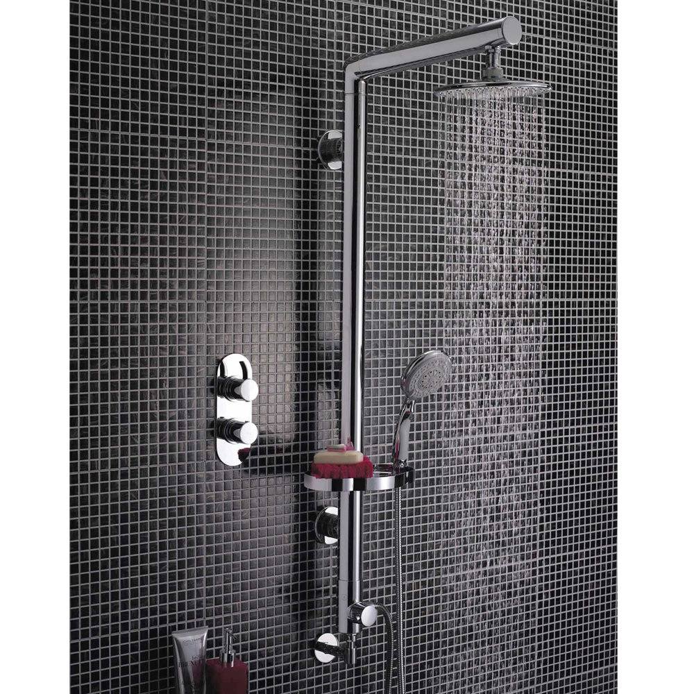 Ultra Syndicate Rigid Riser Shower Kit with Diverter A3317 at