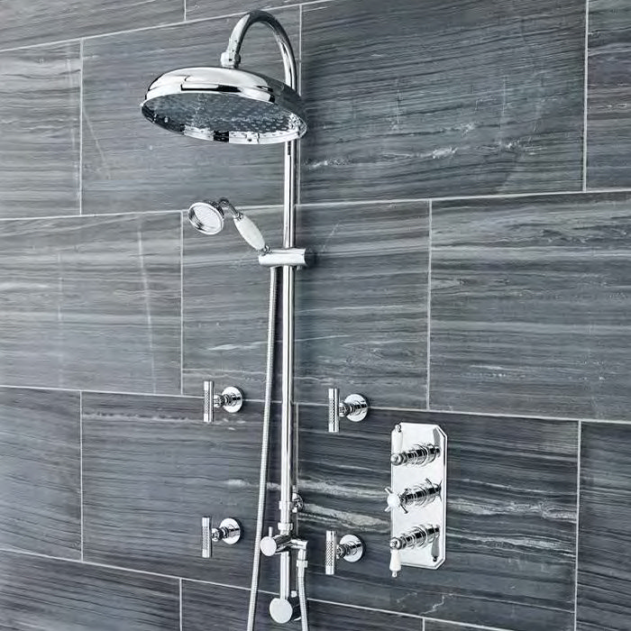 Ultra Traditional Triple Concealed Shower with Luxury Shower Kit & 4