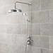 Nuie Traditional Triple Exposed Thermostatic Shower Valve - A3057E profile small image view 2 