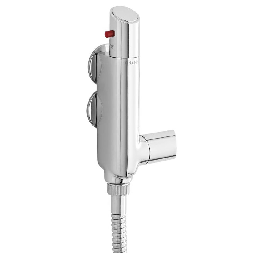 Ultra Vertical Minimalist Thermostatic Bar Shower Valve VBS011 at