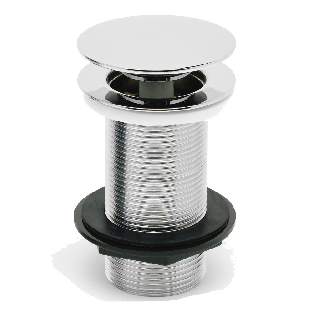 Unslotted Click Clack Basin Waste Now At Victorian Plumbing.co.uk