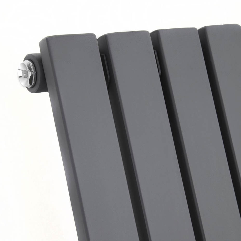 Urban Horizontal Radiator | Anthracite Finish | Victorian Plumbing