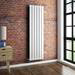 Urban Vertical Radiator - White - Single Panel (1600mm High) profile small image view 2 