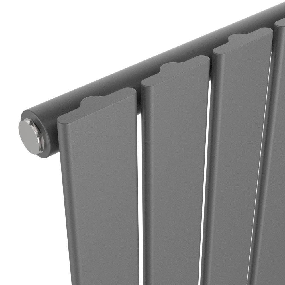 Urban Horizontal Radiator Anthracite Finish Victorian Plumbing