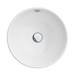 Venice Floating Basin Shelf (Gloss White - 1200mm Wide) incl. 2 Round Basins profile small image view 4 