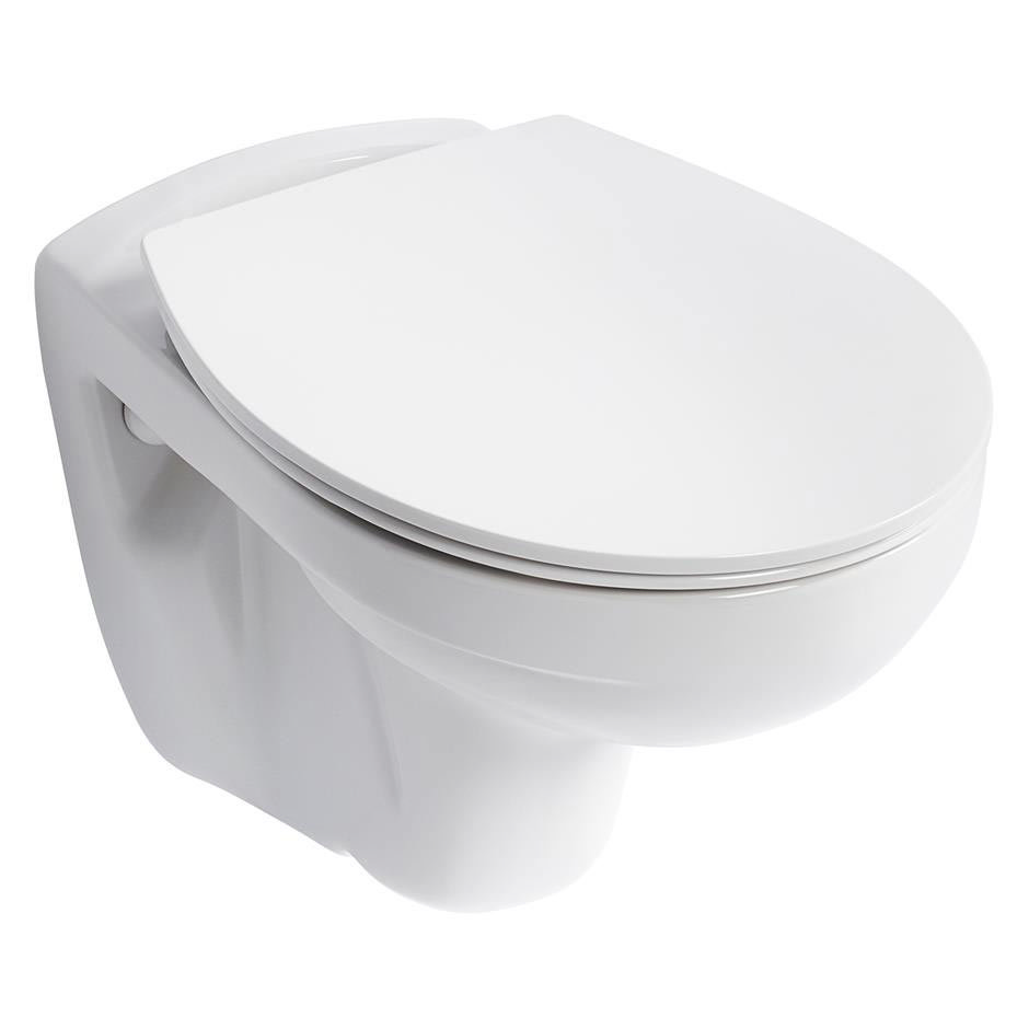 Armitage Shanks Sandringham 21 Wall Mounted WC + Soft Close Seat