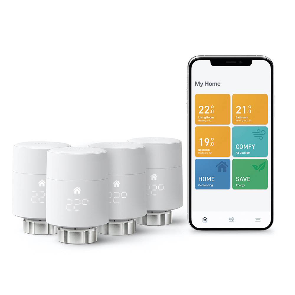 Tado Smart Radiator Thermostats V3+ Add-on (4 Pack)