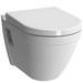 VitrA S50 Rimless Wall Hung Toilet with Seat profile small image view 2 