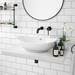Venice Floating Basin Shelf (Gloss White - 800mm Wide) profile small image view 2 